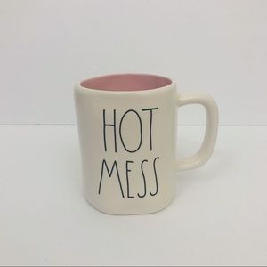 Rae Dunn “Hot Mess” Cream Mug